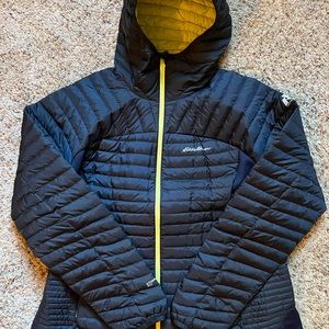 Eddie Bauer MicroTherm Down hooded jacket, XL